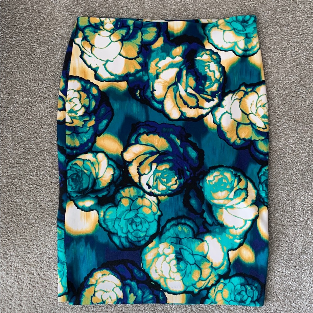 Worthington floral skirt